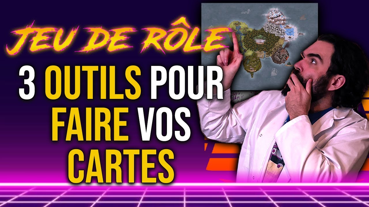 3 OUTILS pour FAIRE vos CARTES de Jeux de Rôle