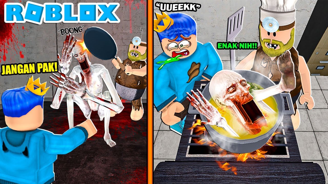 PAK UNAT TANGKAP DAN MASAK SCP KARENA LAPAR DI ROBLOX!!