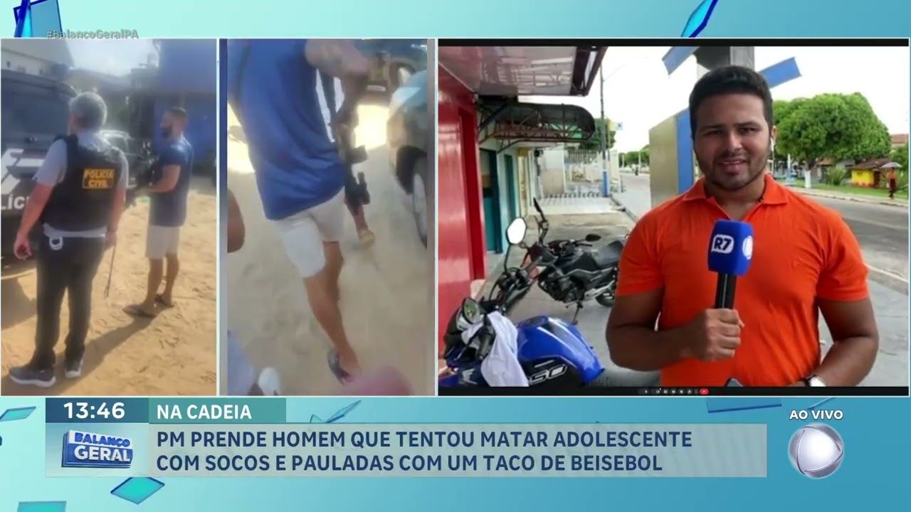 BALANÇO GERAL BELÉM - Homem é preso em Irituia - Acusado de agredir adolescente e preso em Bragança 