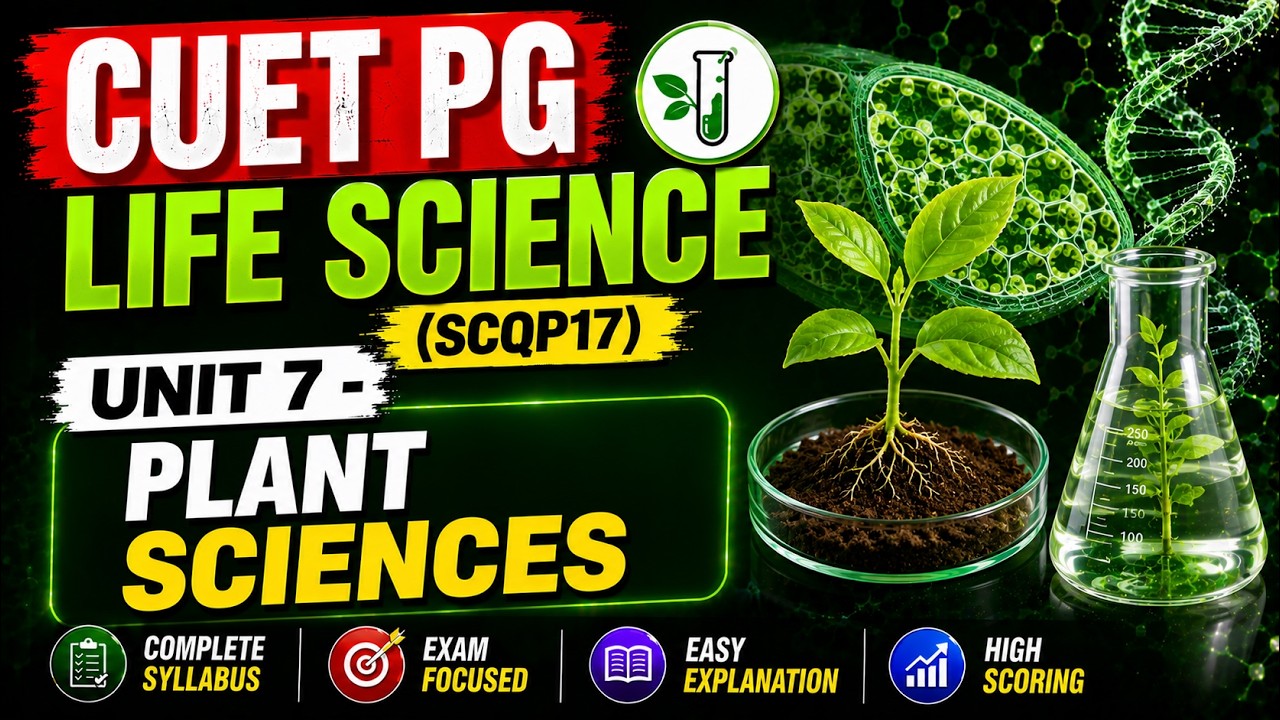 Plant Sciences One Shot - Unit 7 | Life Sciences #cuetpg2026 @BioBrainzz