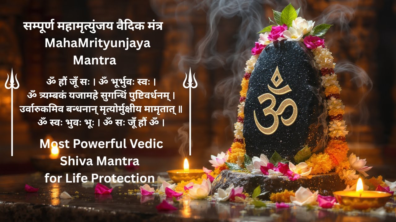सम्पूर्ण महामृत्युंजय मंत्र | Complete Maha Mrityunjaya Mantra | Powerful Shiva Mantra