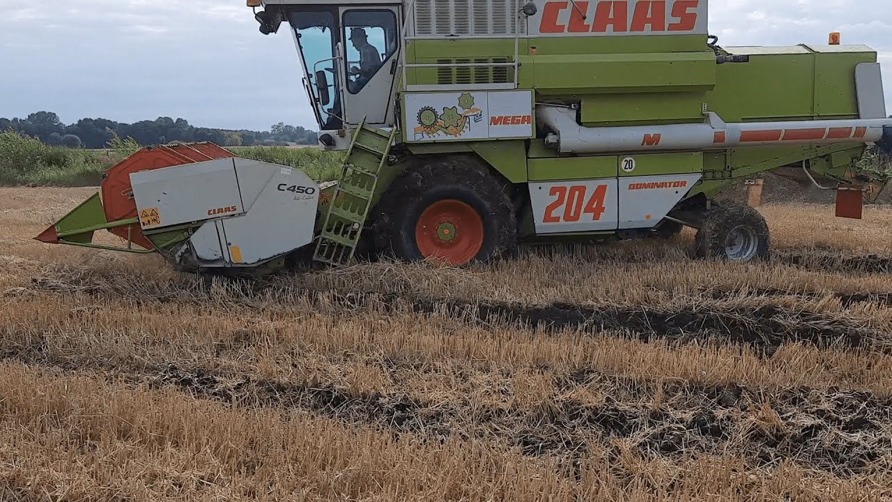 #40 ŻNIWA 2021 ROZPOCZĘTE-- Jęczmień ozimy na 8T/ha?? Ciężkie warunki, prawie Wtopa.. Class Mega 204