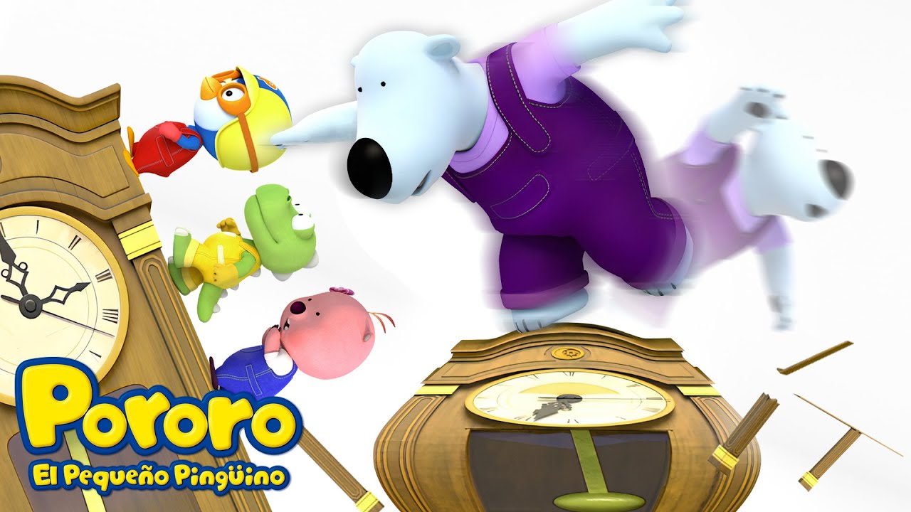 Hickory Dickory Dock🕒 | Aprende Cantando con Pororo | Pororo Canciones Infantiles