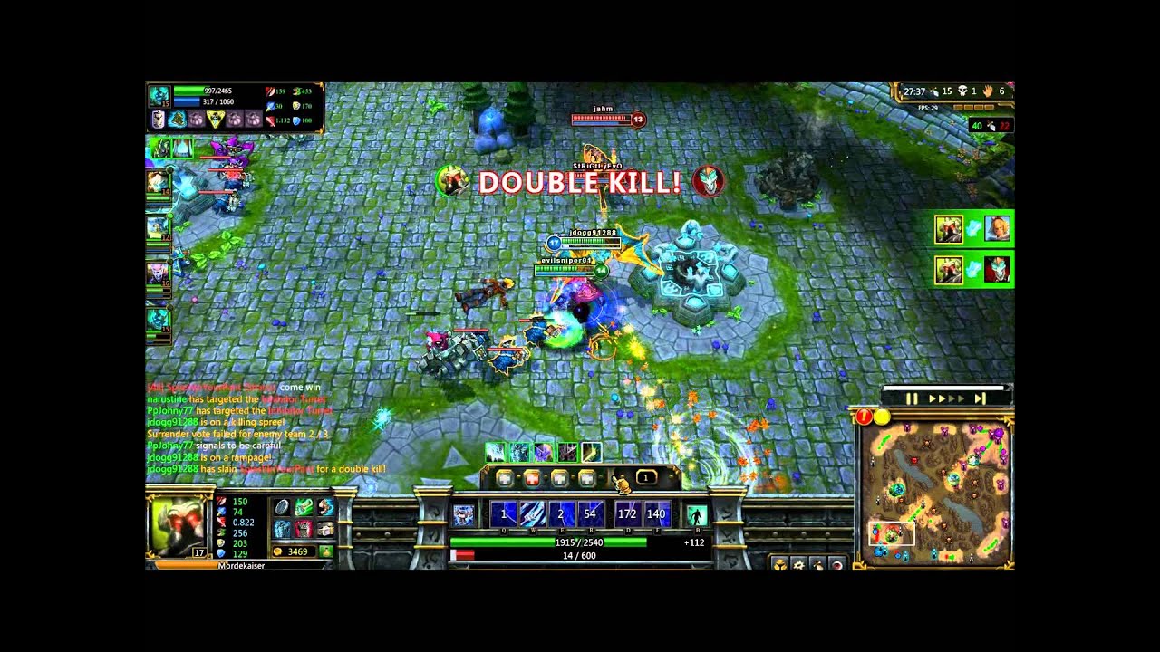 LoL: Mordekaiser Ownage -  5v1 Penta Kill
