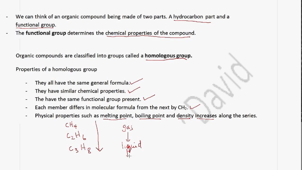 CSEC Chemistry - Introduction to Organic Chemistry