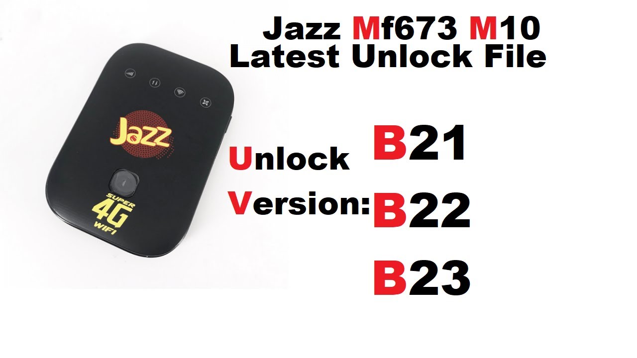 Jazz Mf673 M10 B21 W21 Unloock | By GSM SHOP