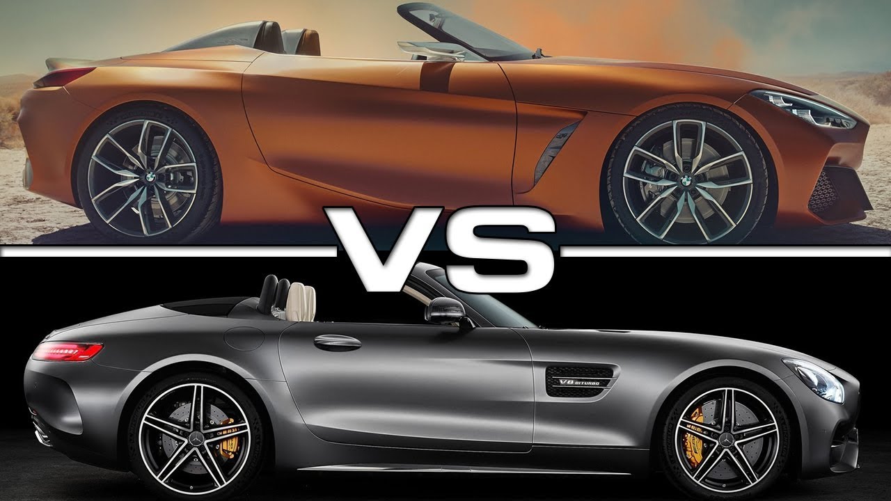 2018 BMW Z4 Concept vs 2018 Mercedes AMG GT C Roadster