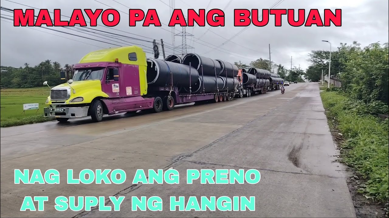 PART 3  BYAHENG BUTUAN / MY PROBLEMA ANG PRENO AT SUPLY NG HANGIN SA TRAILER! ANG LAYO PA NG BUTUAN