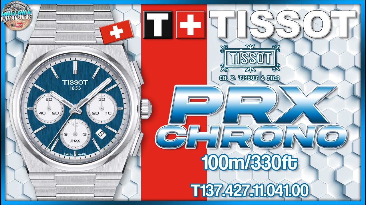 Время обновить часы! | Tissot 42mm PRX 100m Automatic Chronograph T137.427.11.041.00