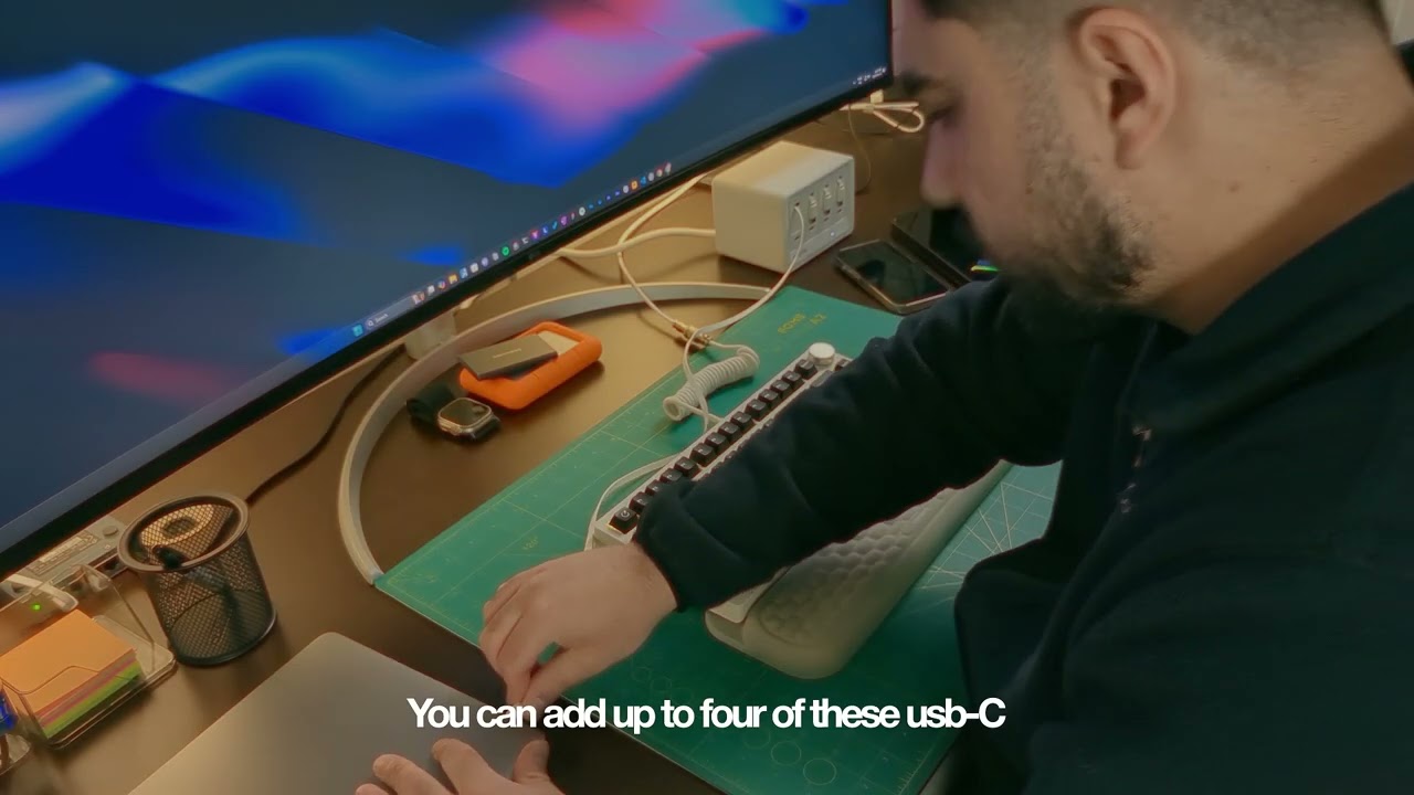 Desk Setup Upgrade: Retractable Cables & Cable Management in One