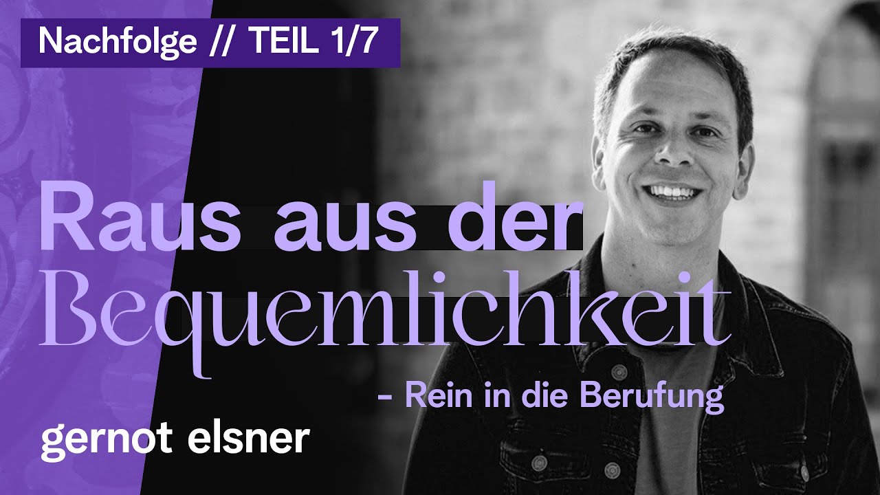 Raus aus der Bequemlichkeit - Gernot Elsner