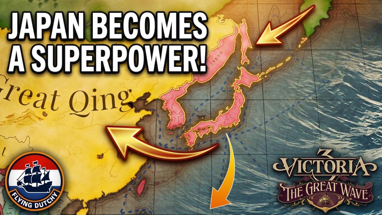 Victoria 3: Japan Becomes a Superpower! | The Great Wave - ep1
