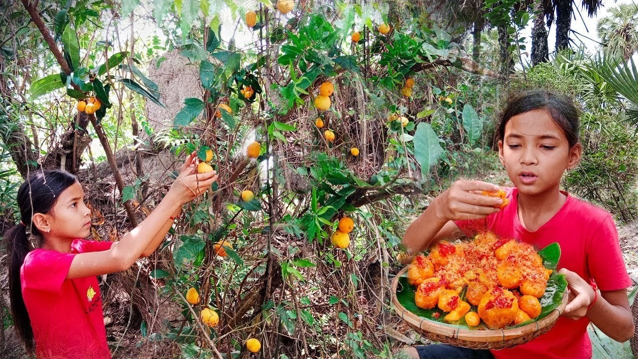 Eating delicious Natural fruits - My Countryside Life