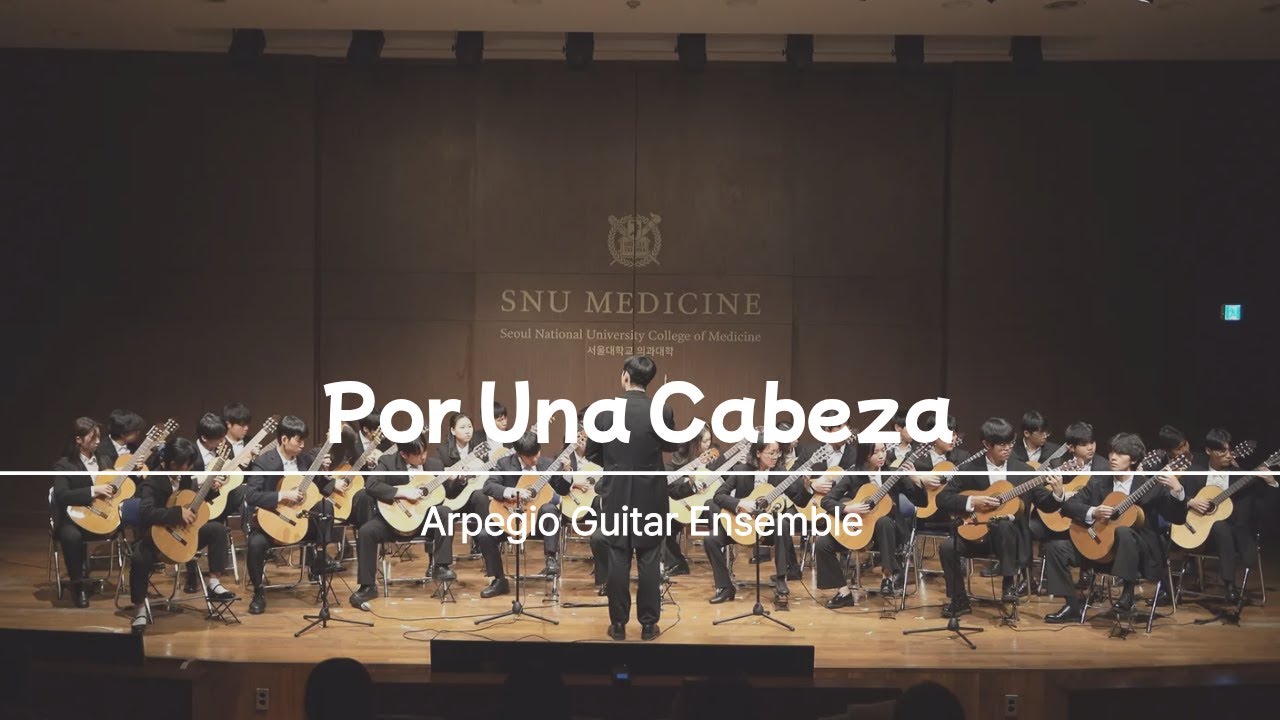 Por Una Cabeza - Carlos Gardel | classical guitar ensemble