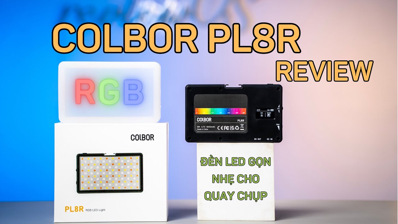 Review COLBOR PL8R: Đèn Led RGB nhỏ nhưng công dụng lớn