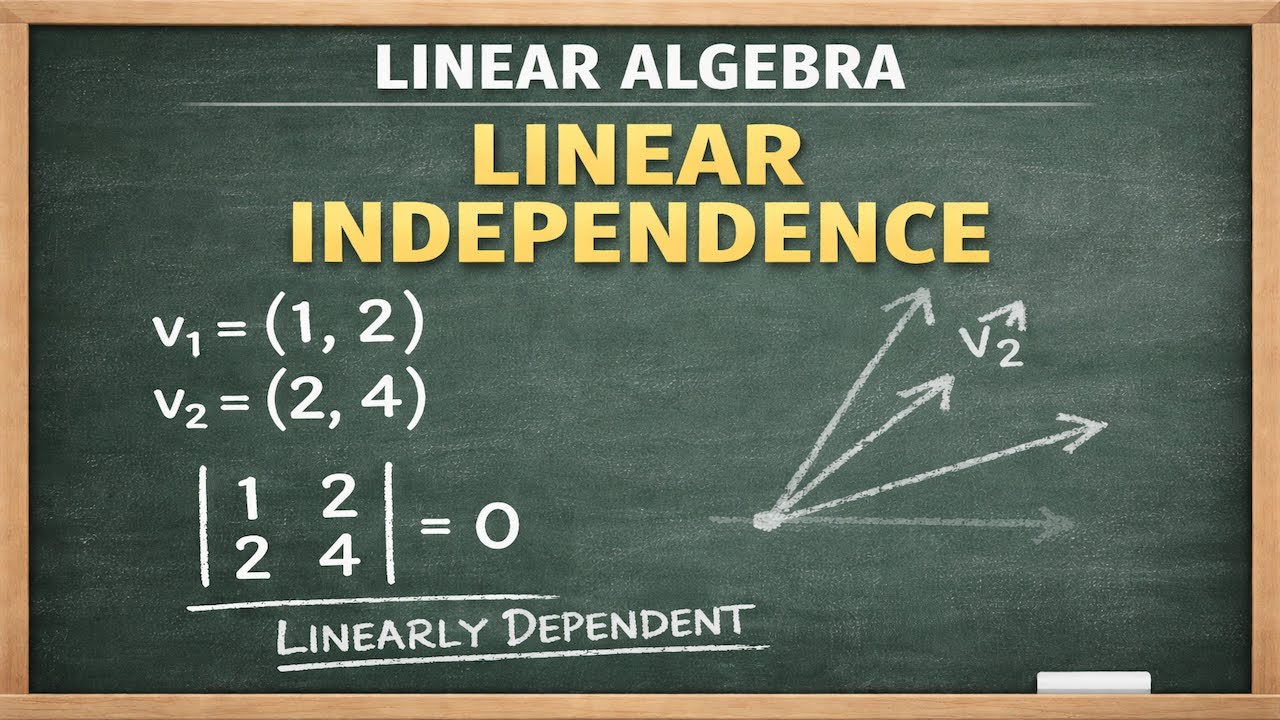 Linear Algebra - Linear Independence - Examples Part 1