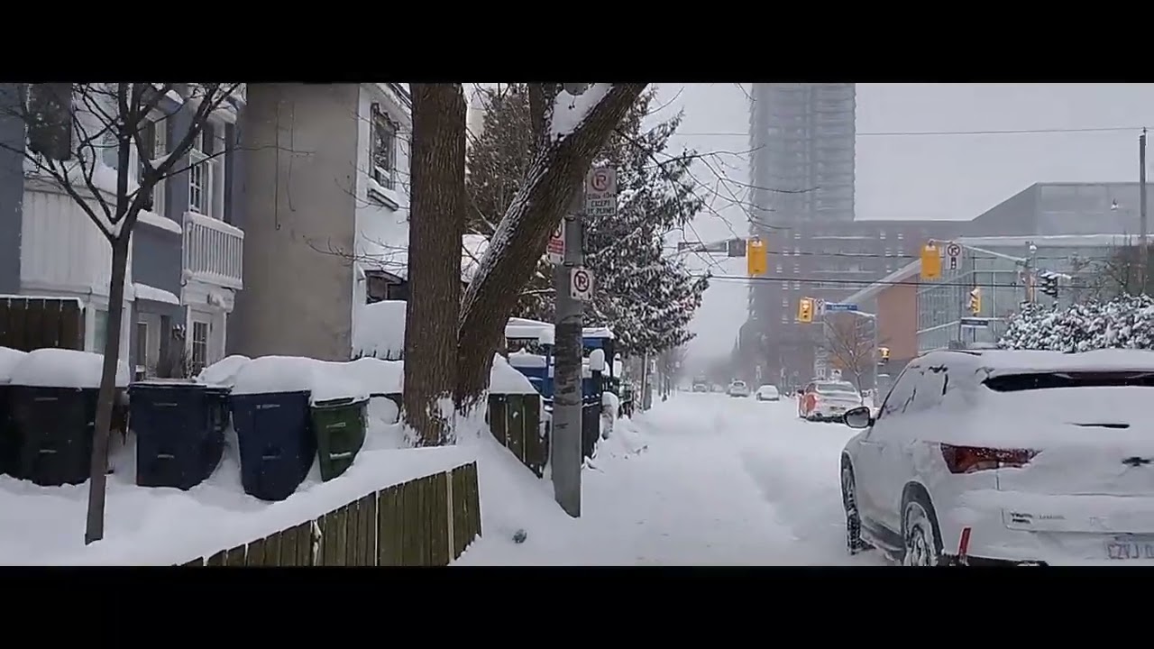 Toronto Winter 4K @AdventureByRoad3997 