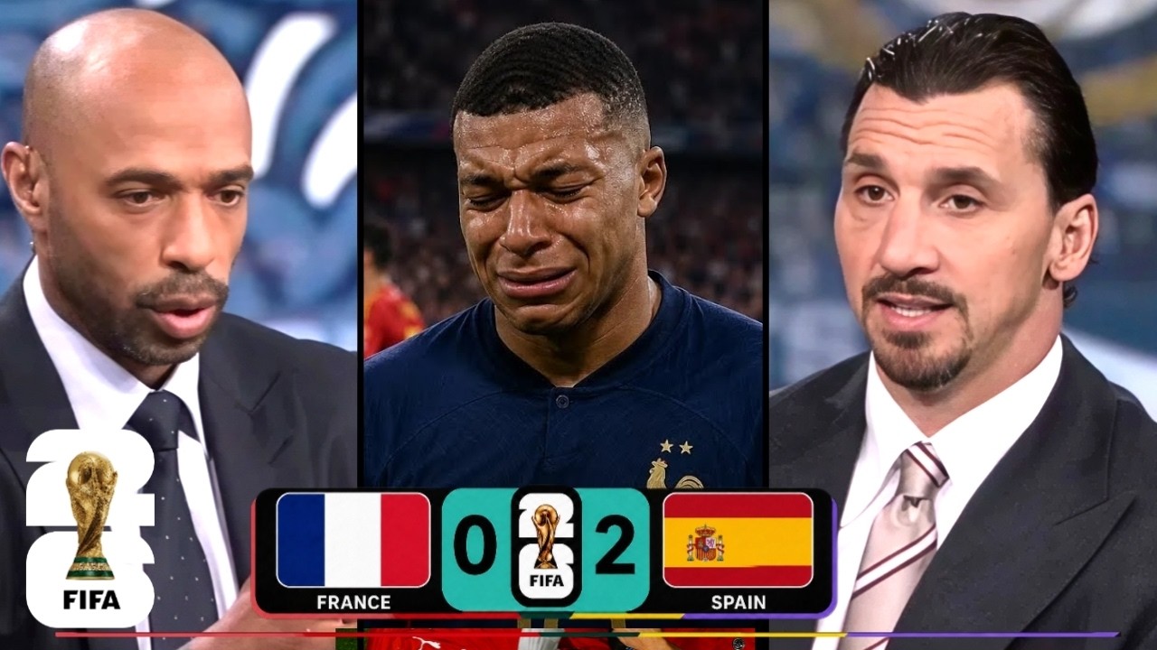 Mbapp&eacute; Humiliated as Spain Crushes France 2&ndash;0 | France 0-2 Spain | Zlatan & Thierry Henry REACT