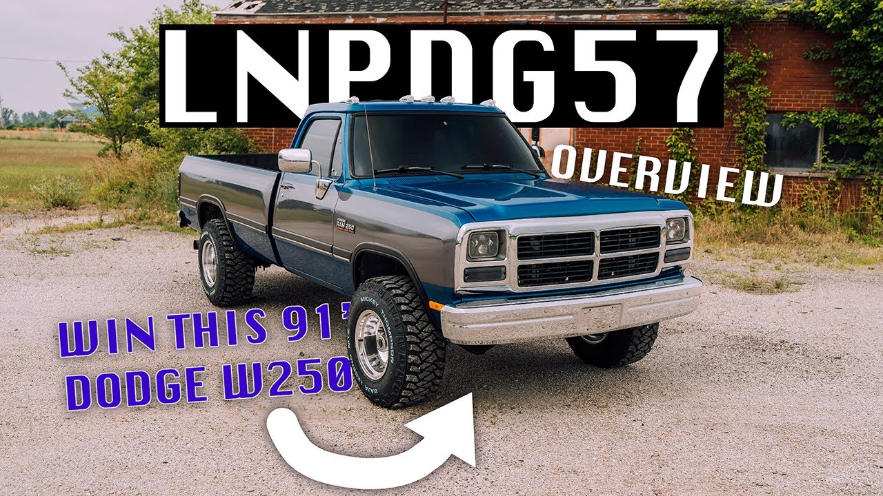 Full breakdown of our 91' W250 4X4 Cummins that you could take home!