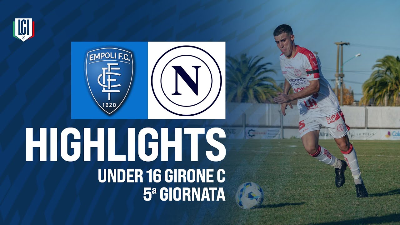 Highlights Empoli-Napoli U16, 5ª giornata stagione 2024-25