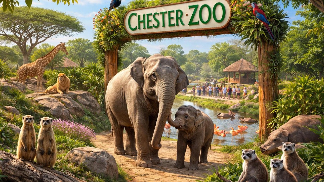 lets tour  chester zoo!