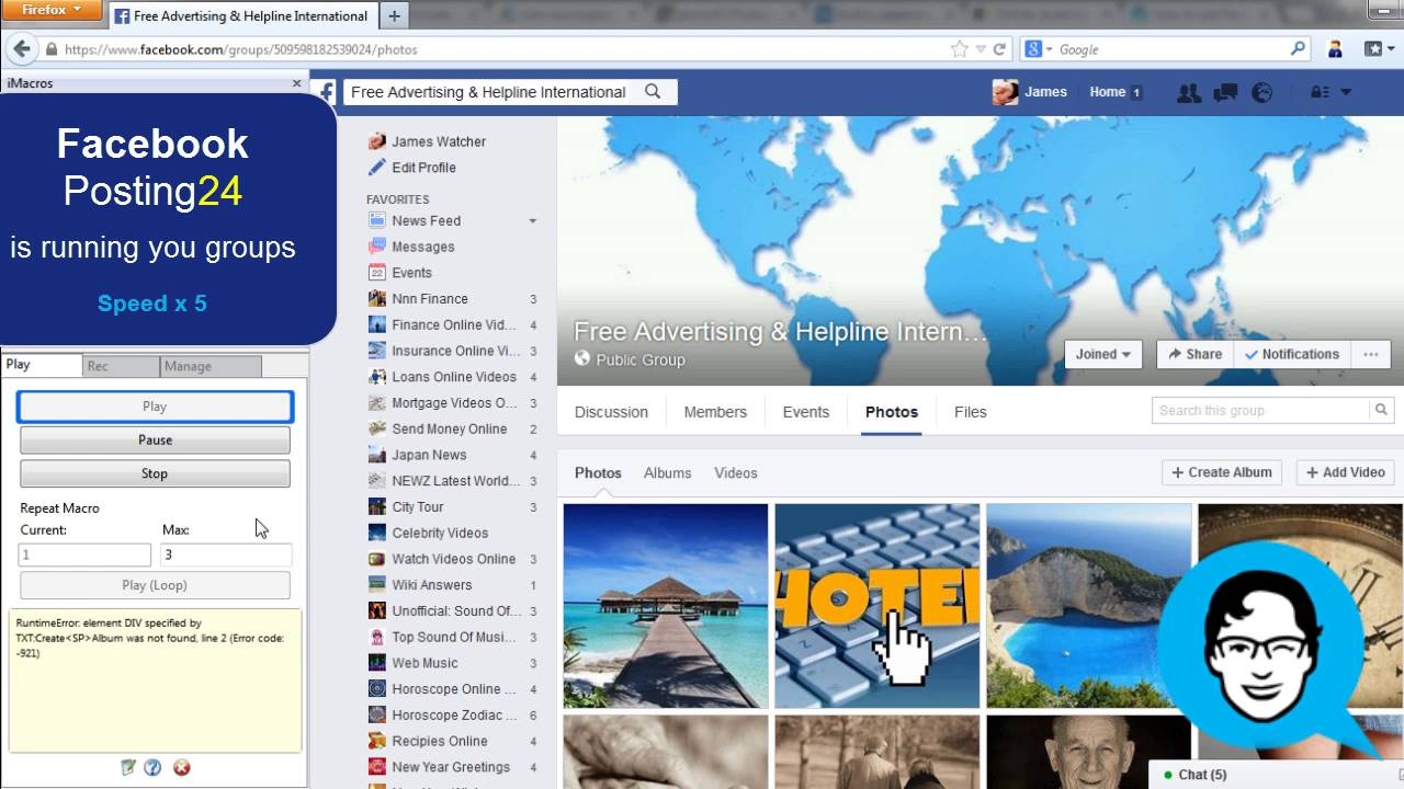 Facebook Promotion Social media marketing Facebook Posting24