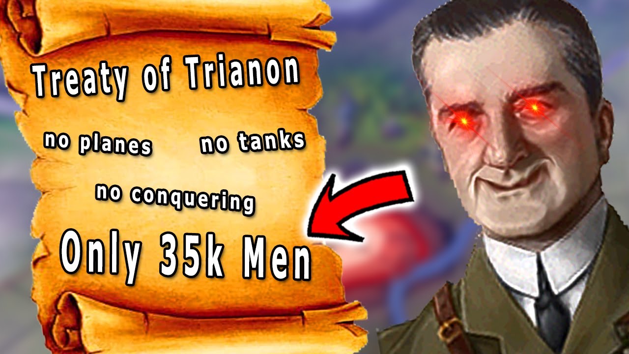 I obeyed the Treaty of Trianon in HOI4?