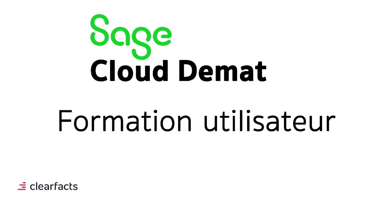 Formation Utilisateur Sage Cloud Demat