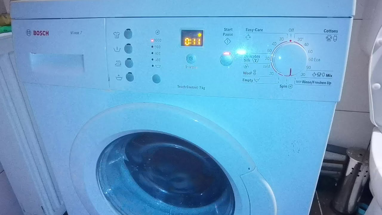 ⭕Bosch Maxx 7 Heavy load Final spin cycle ⏭️