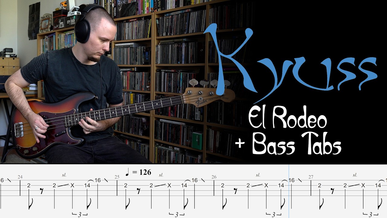 Kyuss - El Rodeo - Bass Cover + tabs