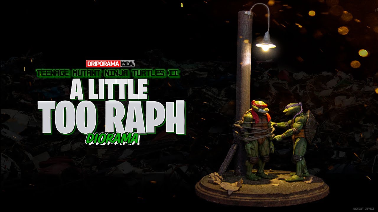 A little too Raph diorama for NECA Teenage Mutant Ninja Turtle 2 | Vlog180