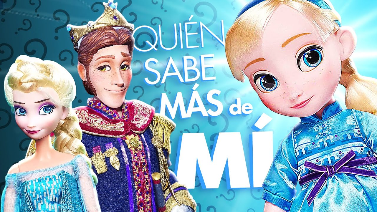 Reto Elsa y Anna - ¿ Quien me conoce mas, Papá o Mamá? | Princesas de Disney