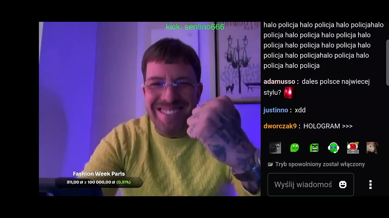 SENTINO LIVE 06.01.2025 PIERWSZY STREAM NA KICK (cały live) z czatem TRZECH KR&Oacute;LI