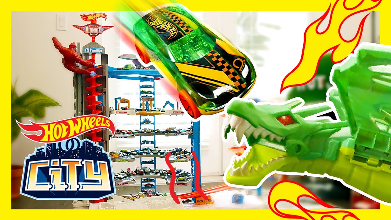 ROBO-DRAGON HEAT WAVE IN HOT WHEELS CITY! | New News | @HotWheels