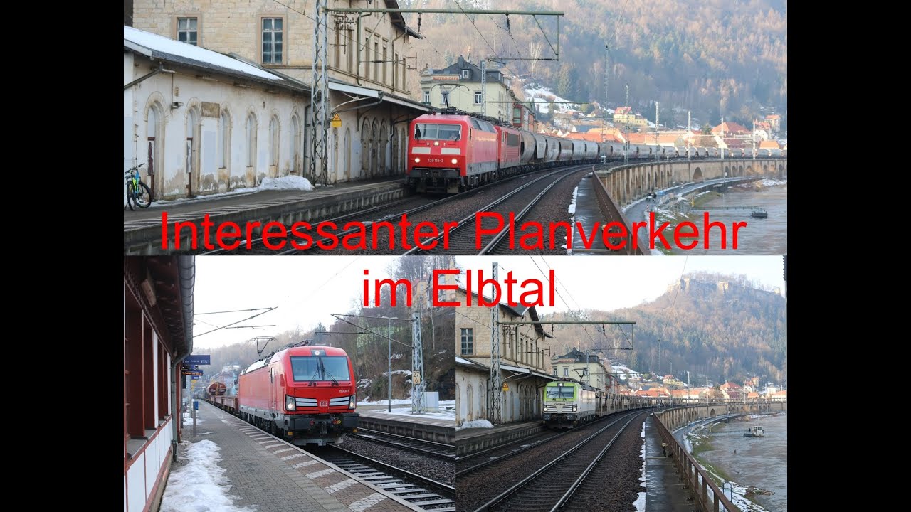 Interessanter Planverkehr im Elbtal