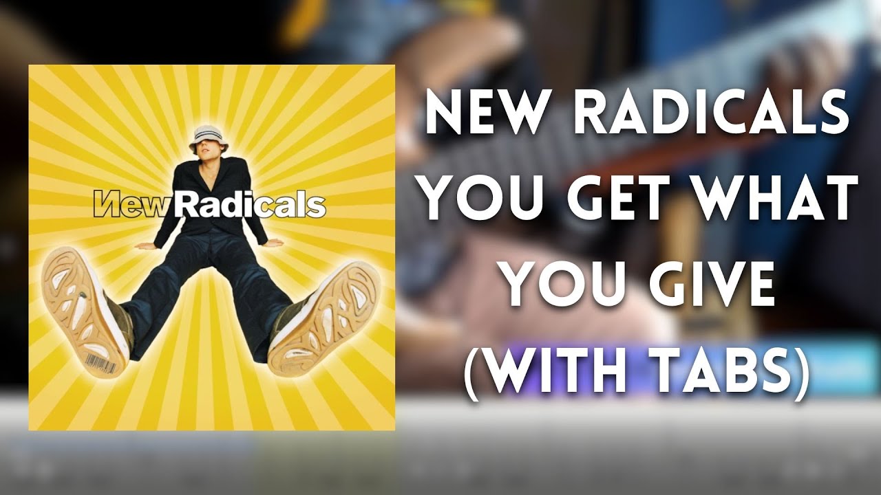 New Radicals - You Get What You Give bass cover (with tabs)