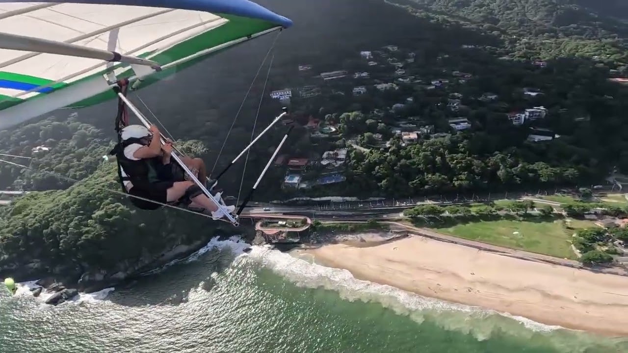 Yelitza y su familia conquistan la playa / Ala Delta - Rio de Janeiro
