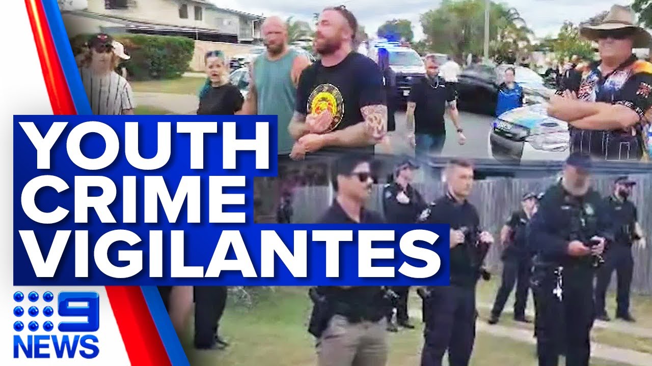 Queensland Police call for calm after vigilantes storm homes | 9 News Australia