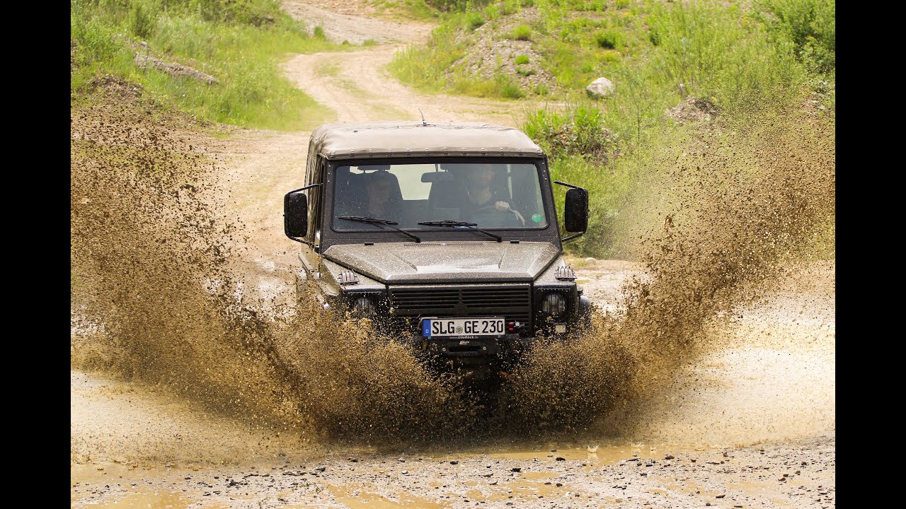 Der Wolf ist los - 4x4 Geländefahren mit den Militär G-Klassen - Offroad mit der Mercedes G-Klasse