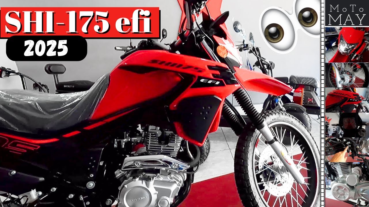 Shineray SHI-175 efi 2025 | Detalhes e ficha dessa 175cc de 6 marchas / É a Bros que a Honda não tem