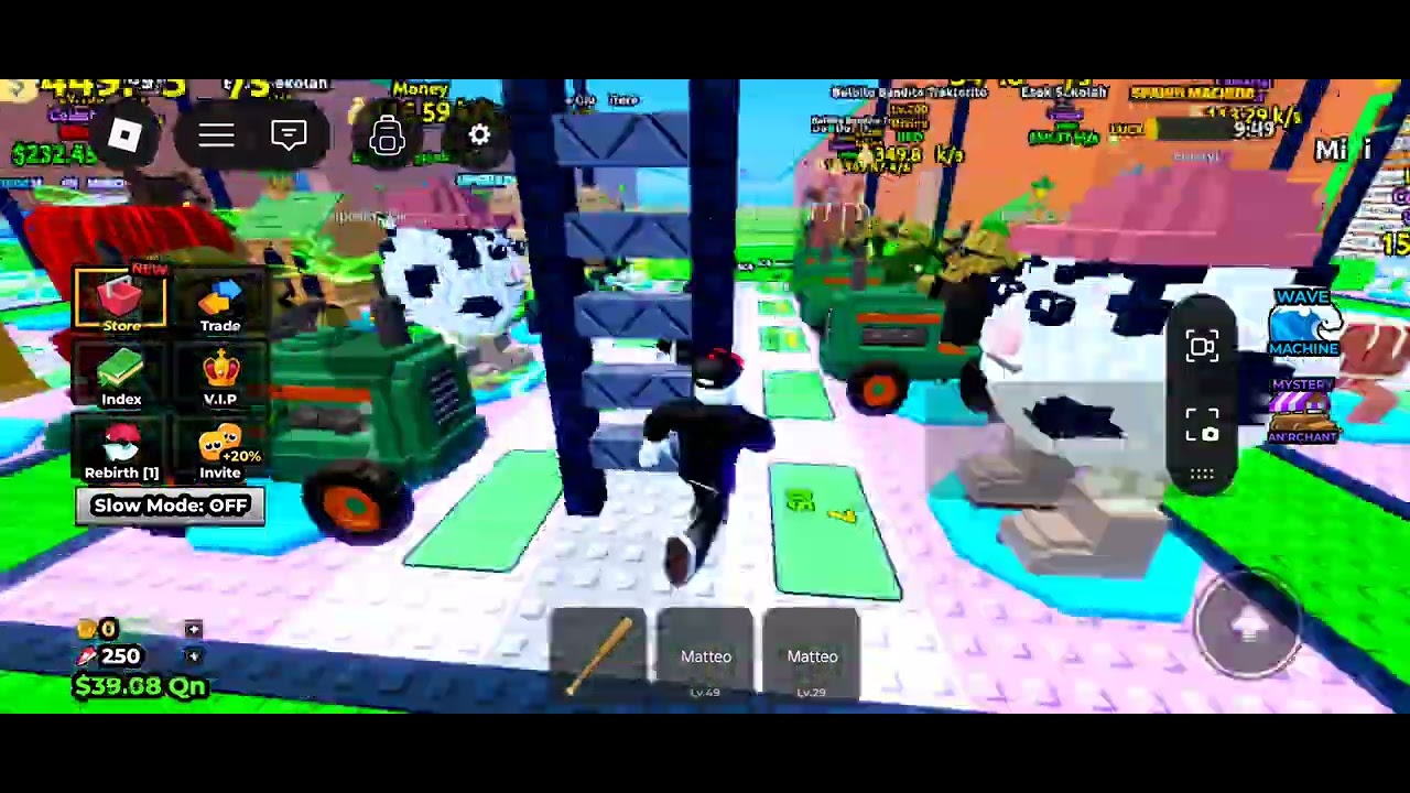I'm playing escape tsunami for brainrots