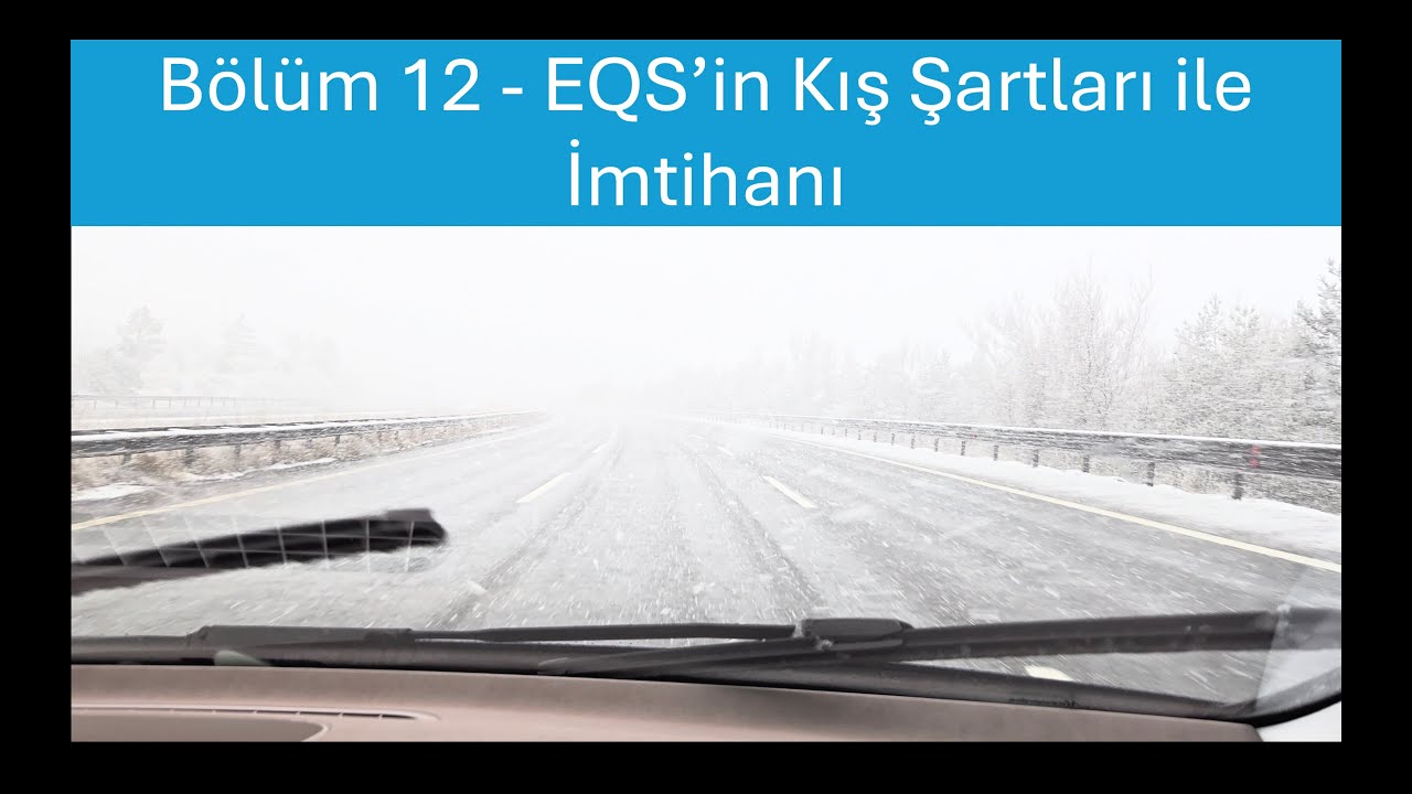 B&ouml;l&uuml;m 12 - EQS 450 4MATIC - Uzun Yol Sohbetleri-2 110km/h ile İstanbul-Ereğli Menzil Testi