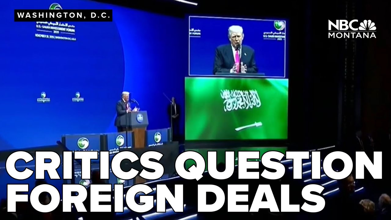 Critics question Trump's focus on foreign deals as he hosts Saudi Crown Prince in US