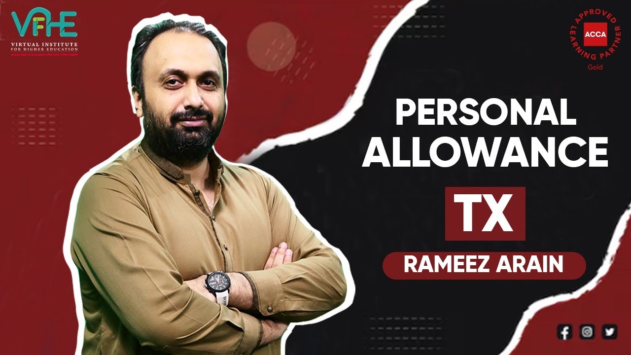 Personal Allowance | ACCA TX (Urdu/Hindi) | Demo | VIFHE