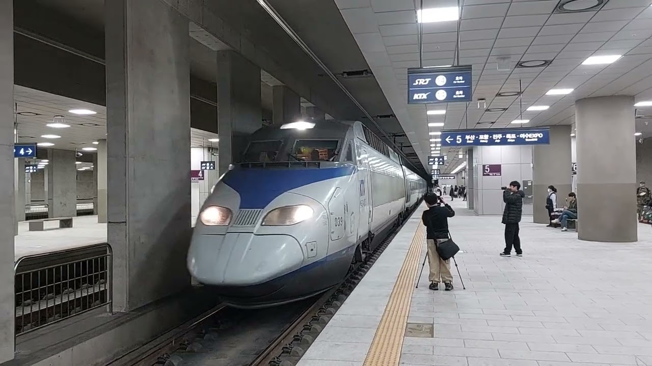 수서행 KTX 326열차 회차 후 진짜로 수서발 KTX 부산행 329열차 수서역 진입영상.