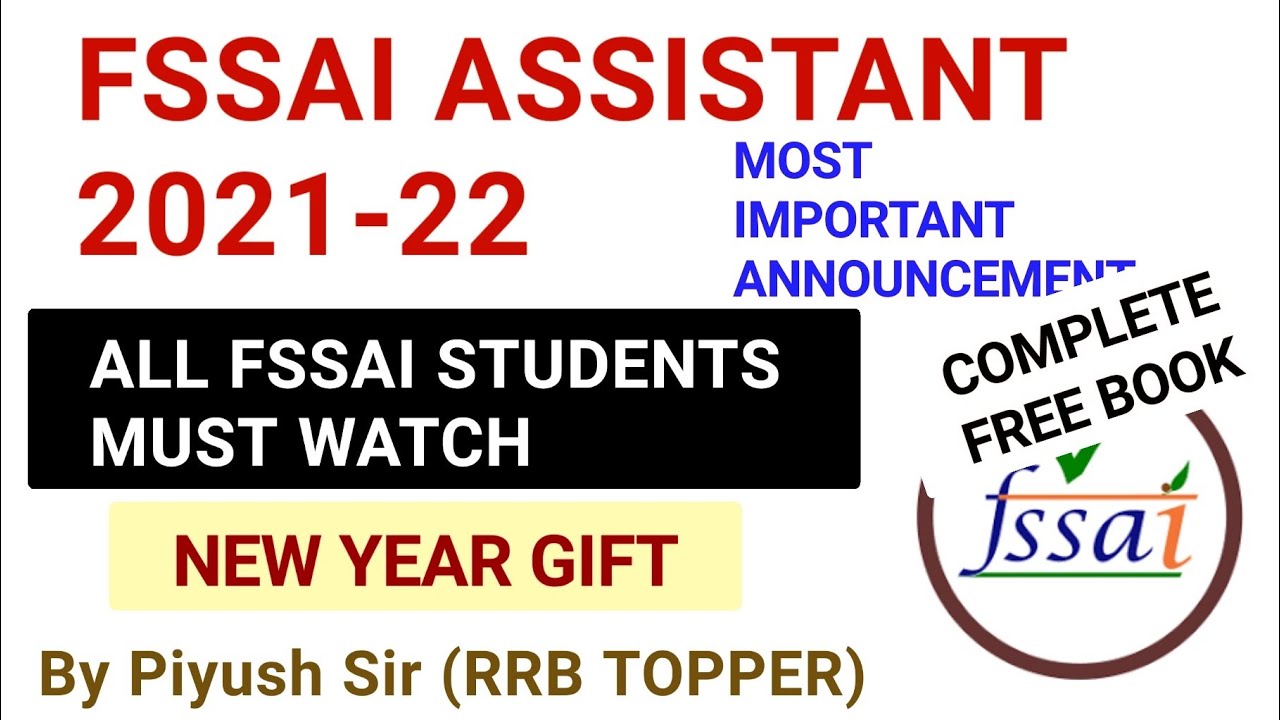 fssai role function and initiative/FSSAI Assistant book/fssai role function and initiative book pdf