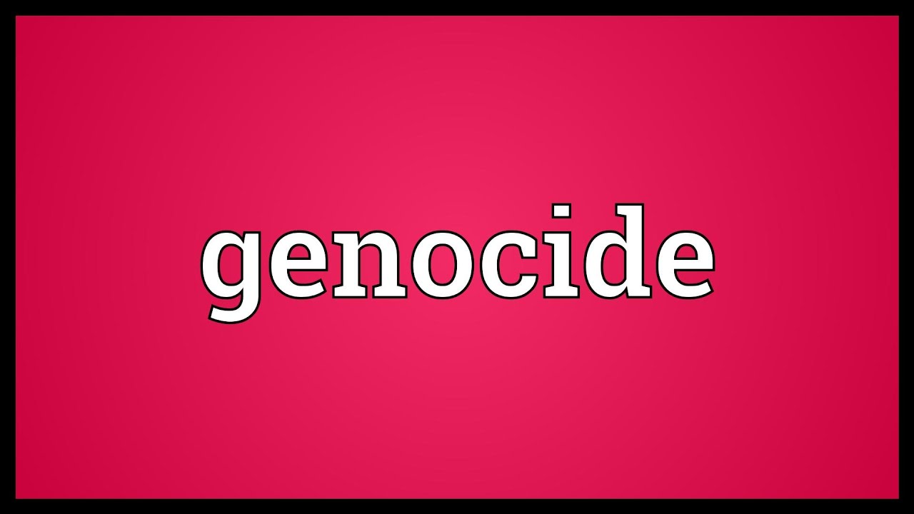 Genocide Meaning