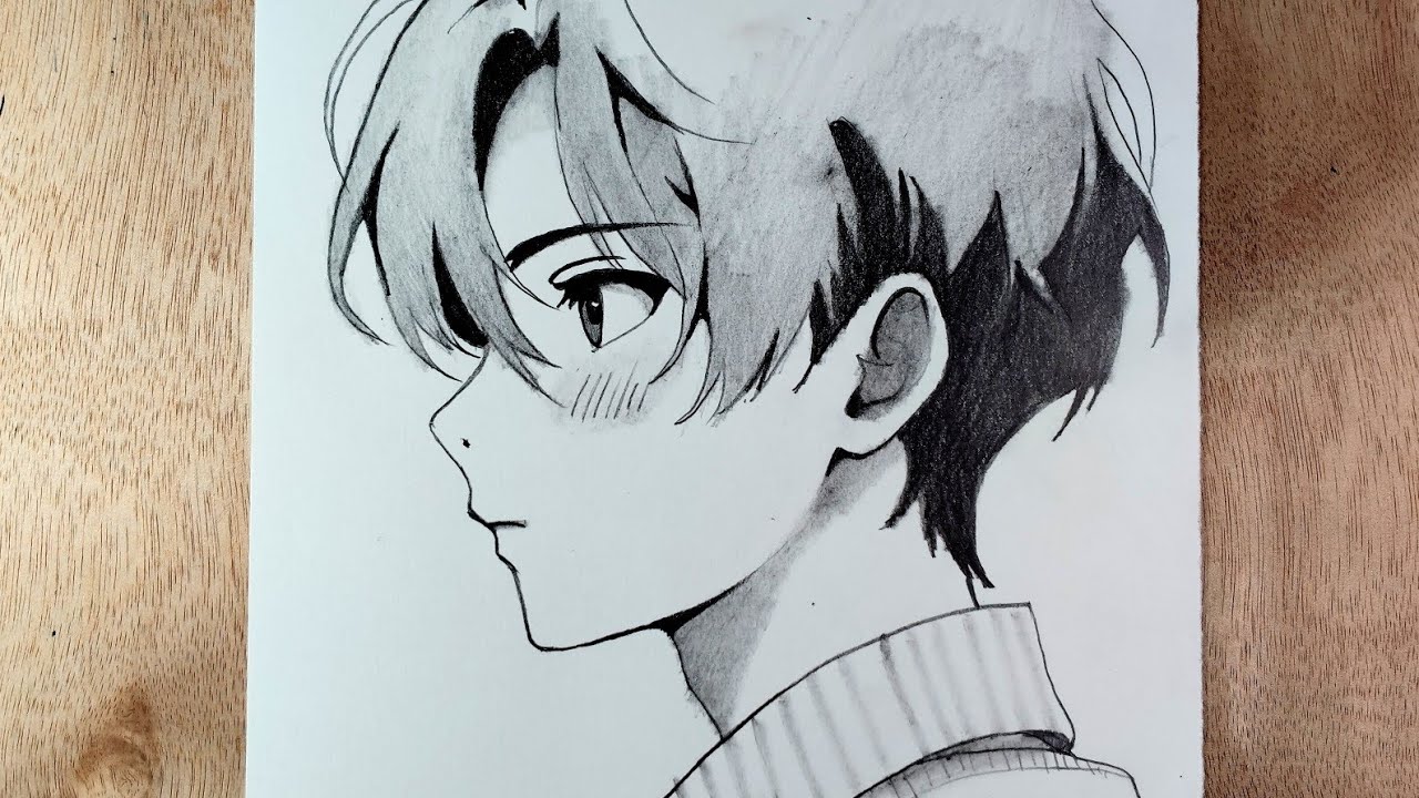 Cute Anime Boy Drawing | Easy step by Step for Beginners✏️
