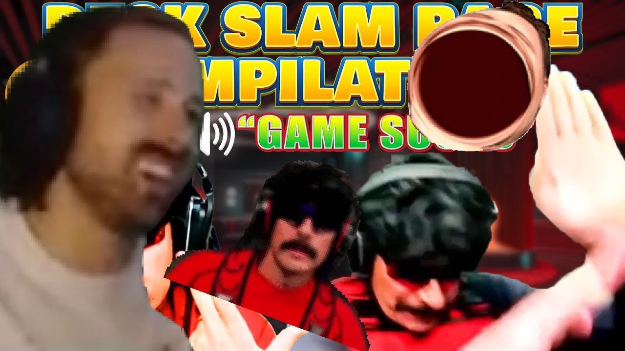 [Reaction Request] Forsen reacts to DrDisrespect - MEGA Desk Slam Rage Compilation #1