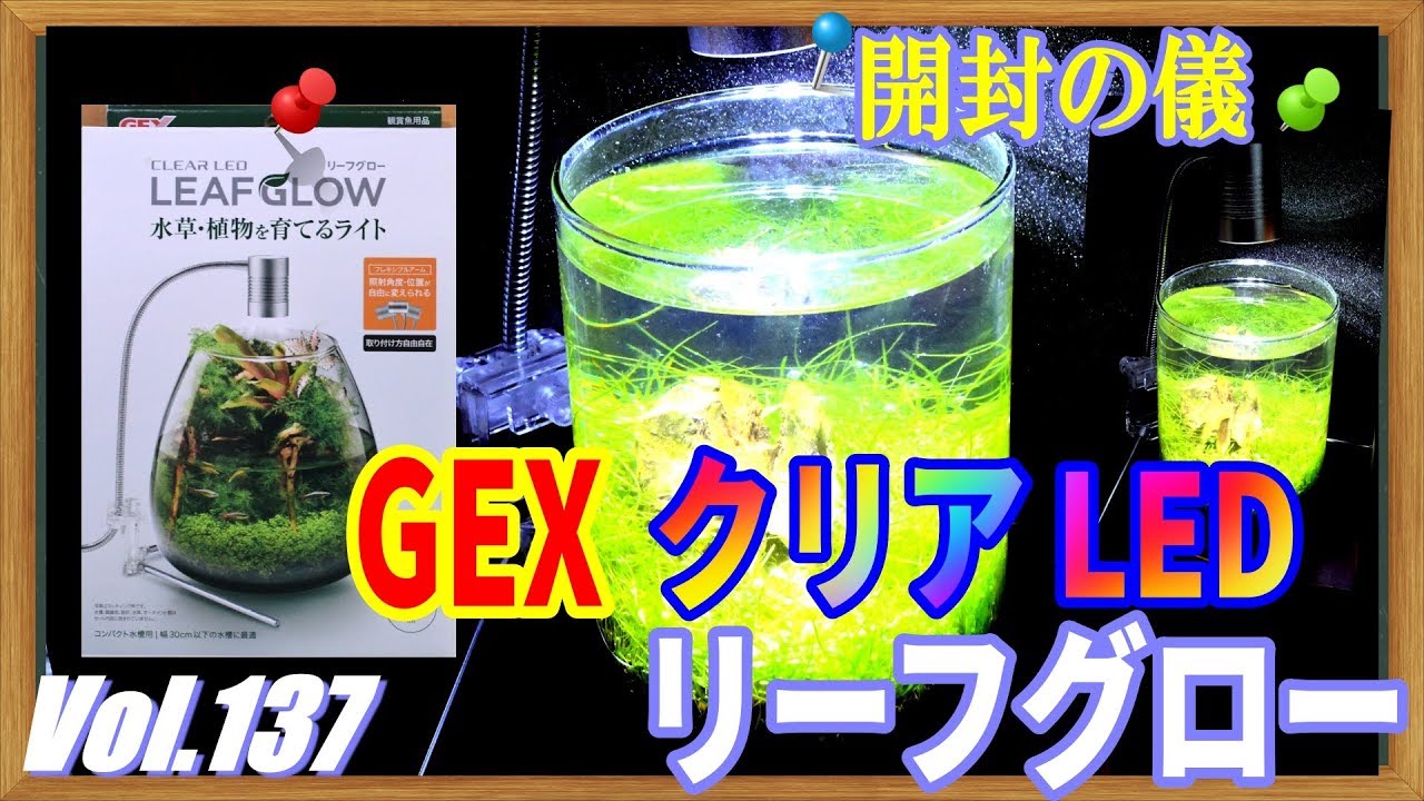 【GEX クリアLED リーフグロー】開封します！！ #137
